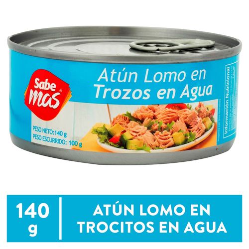 Atún Sabemas lomo en trozos en agua - 140 g