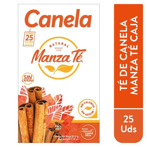 Té de canela Manzaté caja 25 Uds - 32.5 g