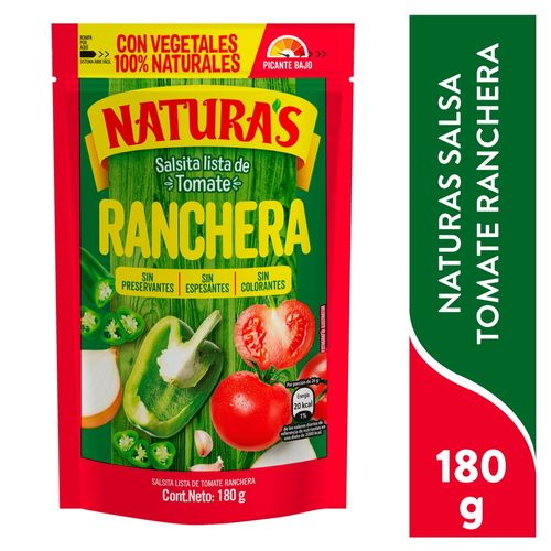 Salsa de Tomate Natura's Ranchera - 180 g