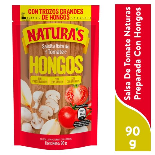 Salsa de Tomate Naturas's con Hongos - 90 g