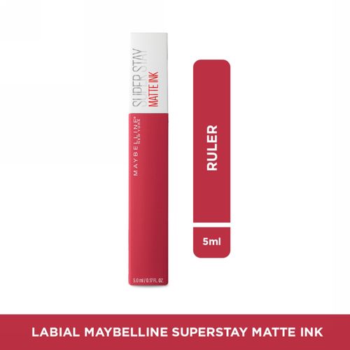 Labial Líquido Matte Ink Maybelline NY Super Stay Ruler 5 ml