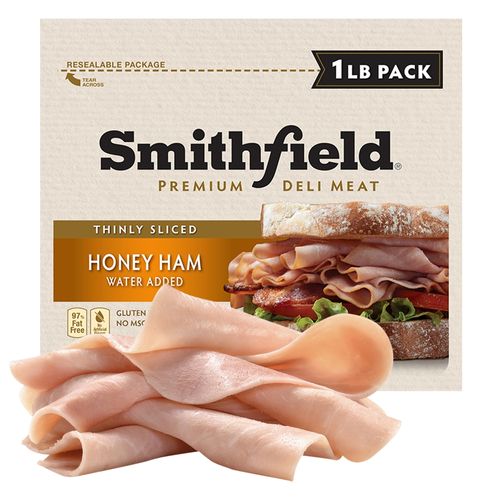 Jamón de miel Smithfield premium deli meat - 454 g