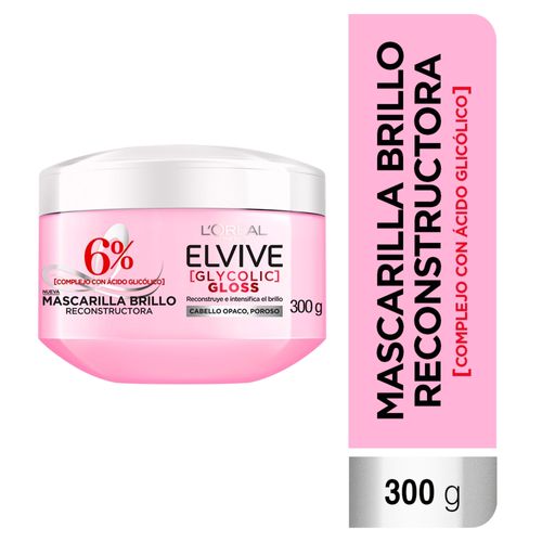 Mascarilla L´Oréal Paris Elvive Glycolic Gloss - 300 g