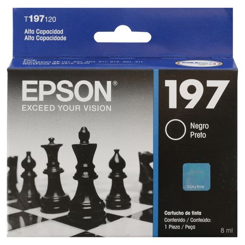 Cartucho Tinta Epson Negro T197