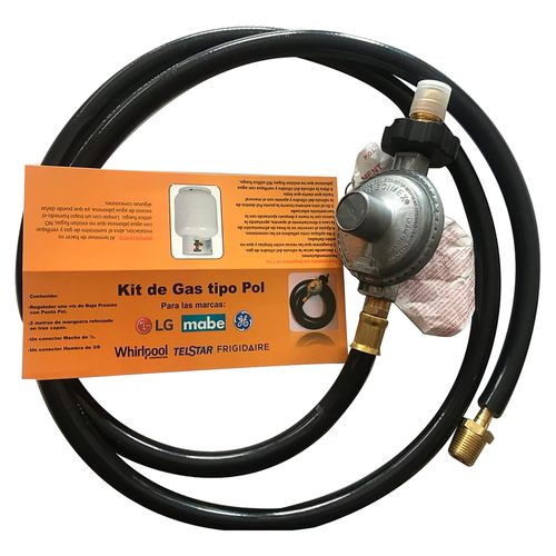 Kit Precimex regulador de gas rosca alcance 2 m