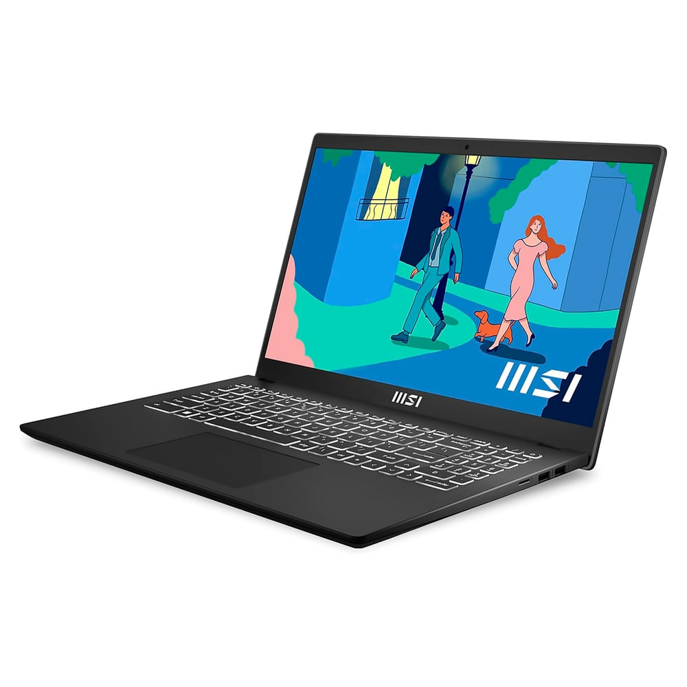 Laptop MSI modern 15-B7M con 16GB ram 512GB almacenamiento
