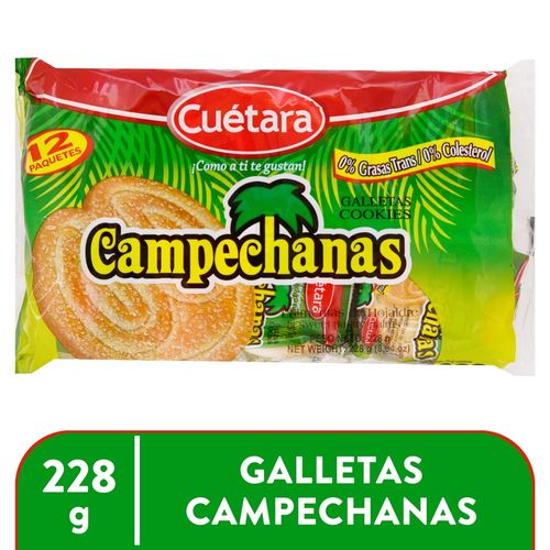 Galleta dulce Cuétara campechana 12 uds - 228 g