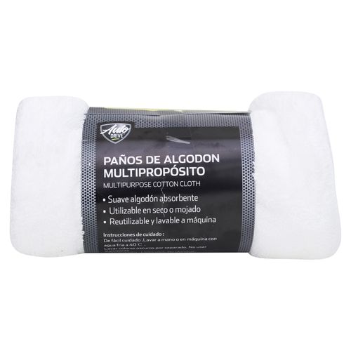 Toallas multiusos Auto Drive de algodón absorbentes - 3 Uds