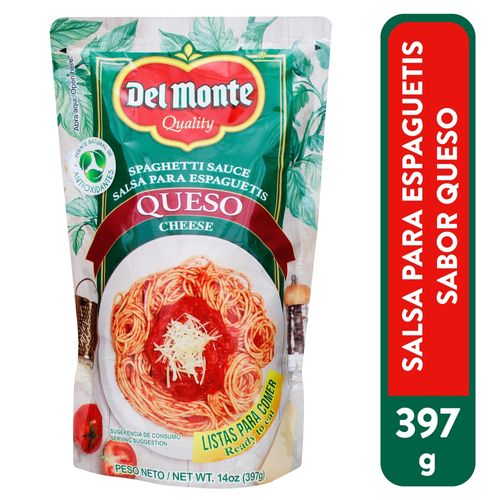 Salsa Del Monte sabor a queso - 396 g