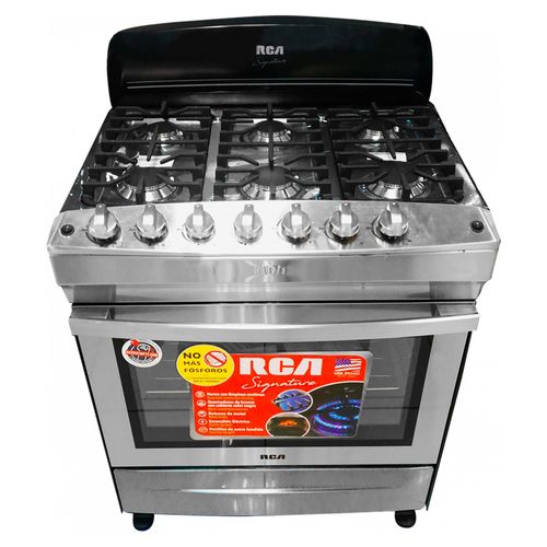 Cocina a Gas Rca 30 6Q Rccr7603 Negra