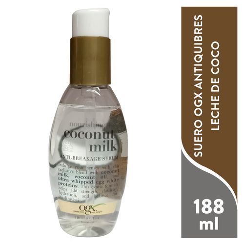 Suero OGX Antiquibres Leche de coco-188 ml