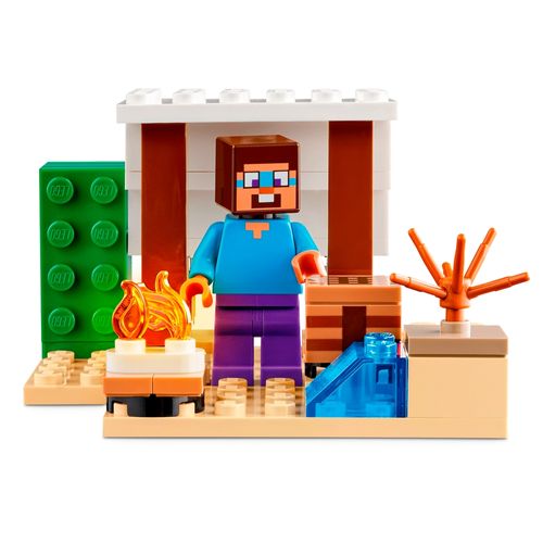 Lego Minecraft Steve Al Desierto