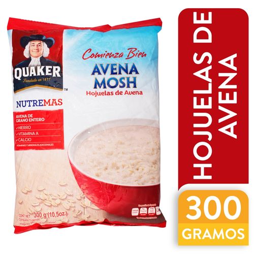 Quaker Avena En Hojuelas Mosh - 300 g