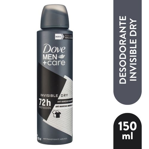 Desodorante Dove Men+Care Invisible Dry Aerosol - 150ml