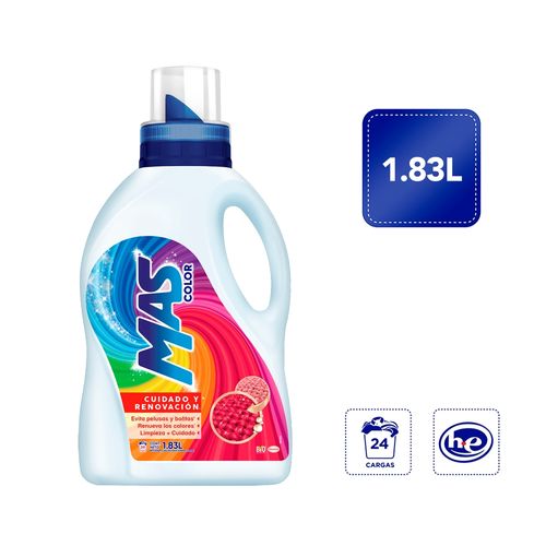 Detergente Líquido Más Color Ropa De Color - 1830ml