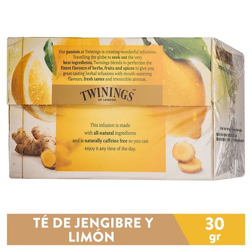 Té Twinings Limón Jengibre -30 g