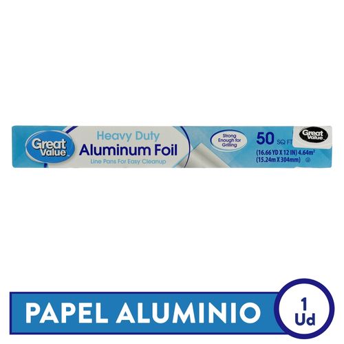 Papel Aluminio Great Value Extra Resistente - 1524cm