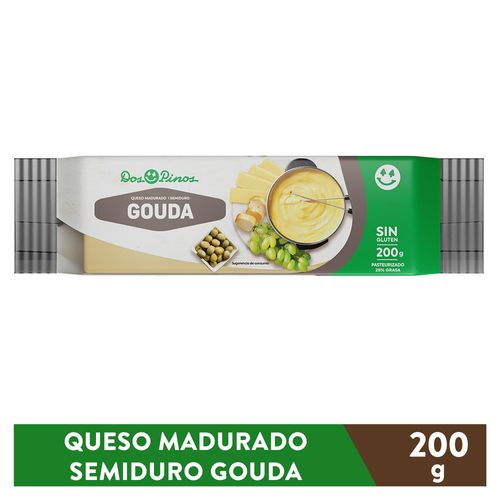 Queso gouda Dos Pinos maduro semiduro  - 200 g