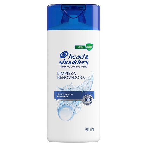 Shampoo Head & Shoulders Limpieza Renovadora Control Caspa - 90 ml