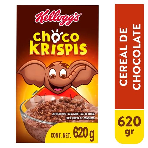 Cereal Kellogg's® Choco Krispis® Sabor A Chocolate, Granos De Arroz Inflado - 620g