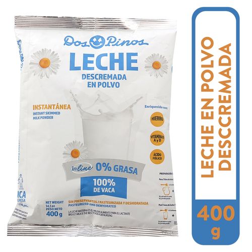 Leche Dos Pinos Polvo Descremada - 400gr