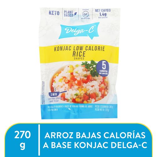 Arroz Delga-C Bajo en Calorias -270 gr