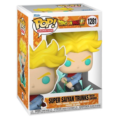 Muñeco Funko DBS SS Trunks con espada