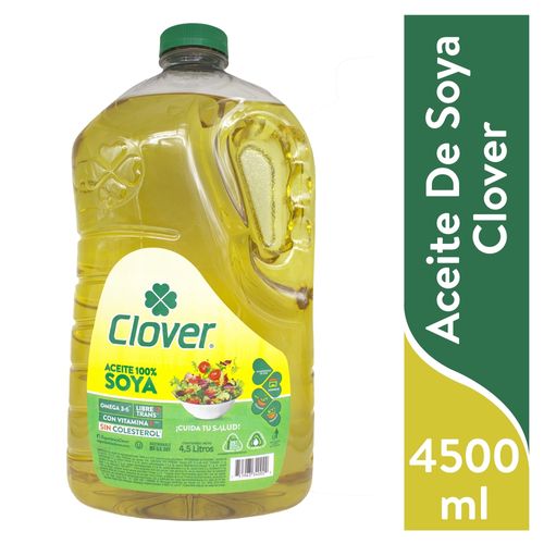 Aceite Clover Soya - 4500 ml