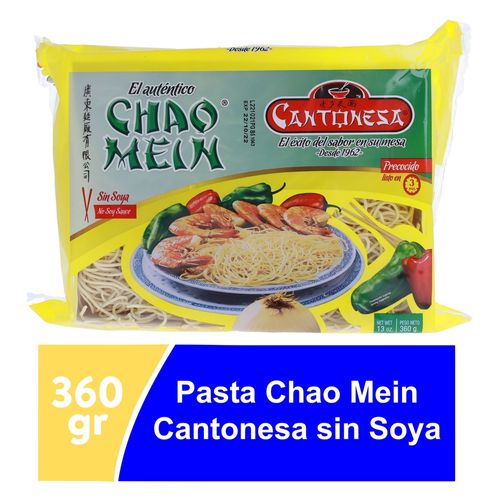 Chao Mein Cantonesa Sin Soya 360gr