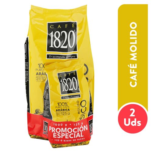 Pack Cafe 1820 Kilo Mas 1125 Gr