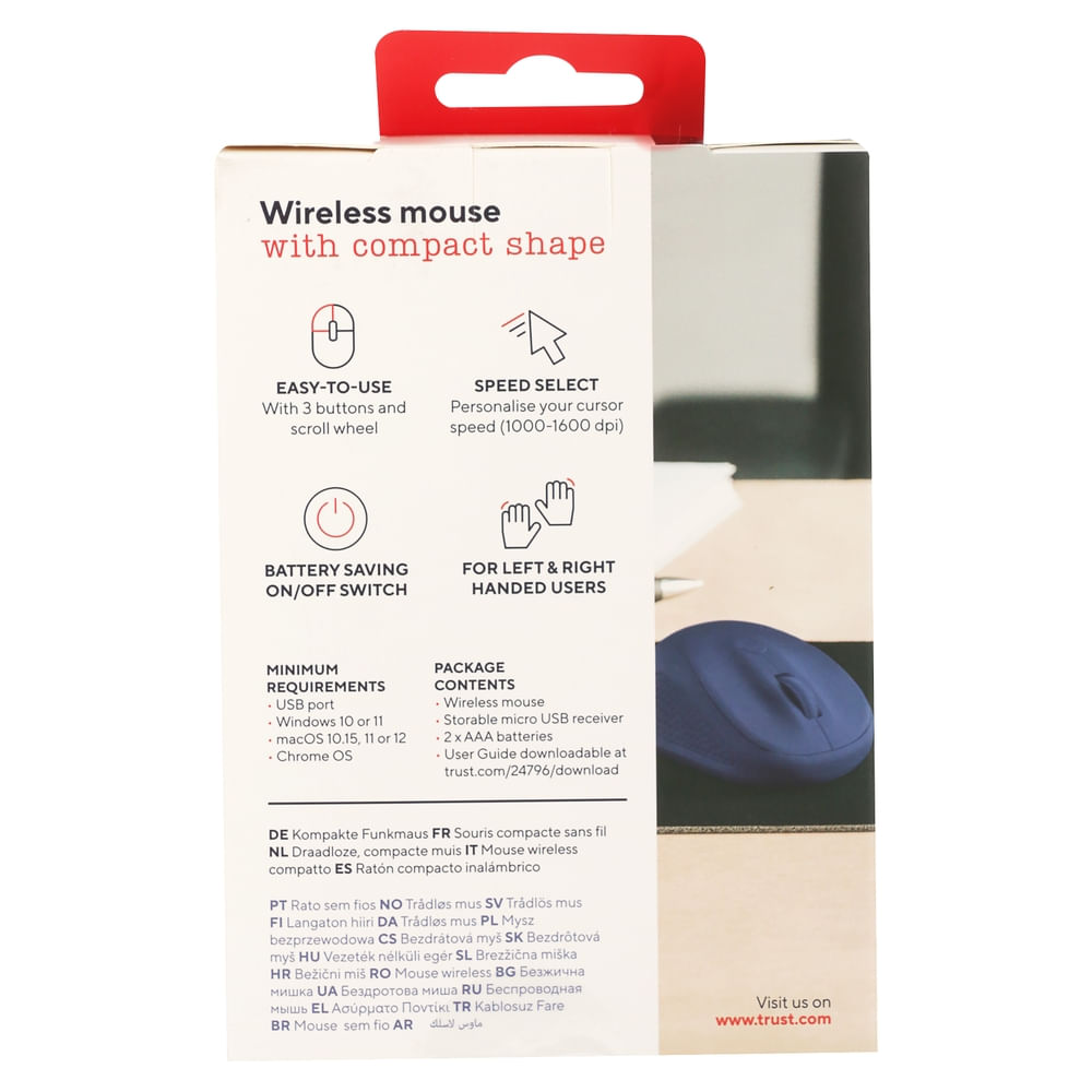 Comprar Mouse Inalambrico Trust 24796 | Walmart Costa Rica - Walmart ...