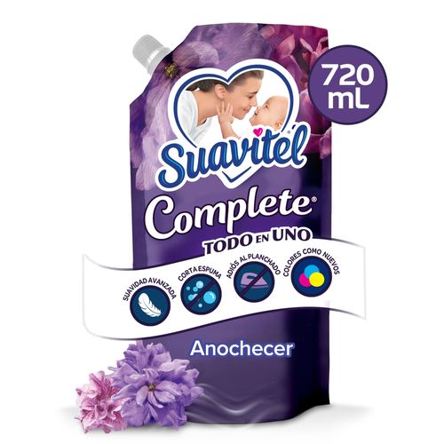 Suavizante de Telas Suavitel, Complete Anochecer -720 ml