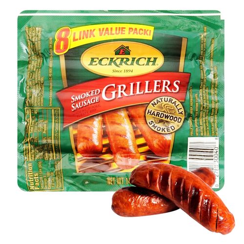 Salchicha ahumada Eckrich para parrilla empacada - 396 g