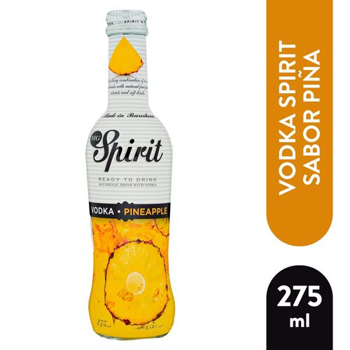 Bebida alcohólica Spirit a base de vodka con piña - 275 ml