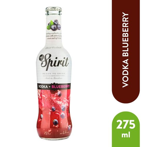 Bebida alcohólica Spirit con vodka sabor arándano con 5.5% vol - 275 ml