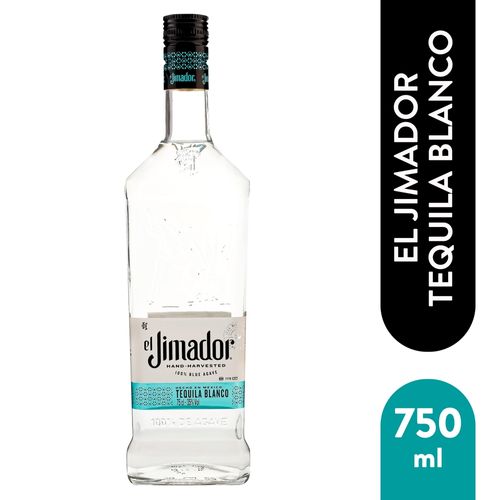 Tequila blanco El Jimador 100% agave azul - 750 ml