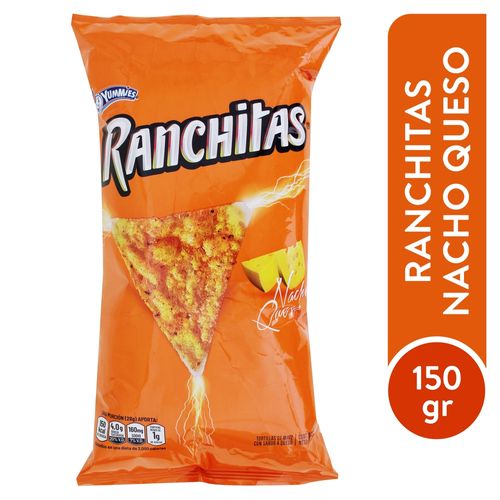 Boquitas Yummies Ranchitas Nacho Con Queso - 150 g