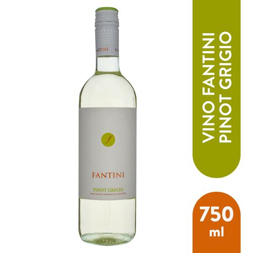 Vino blanco Fantini terre siciliante pinot grigio - 750 ml