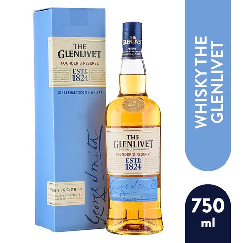 Whisky The Glenlivet escocés reserva de fundadores - 750 ml