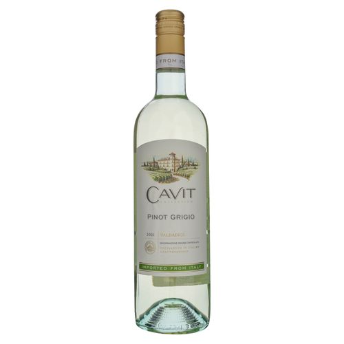 Vino blanco Cavit pinot grigio valdadige - 750 ml