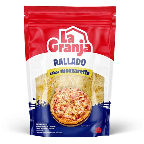 Queso La Granja rallado sabor mozzarella - 225 g