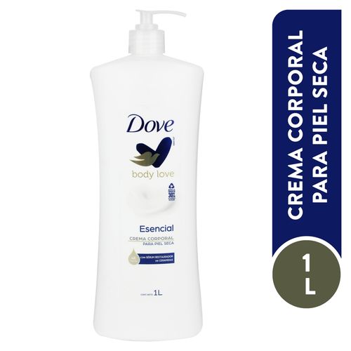 Crema corporal Dove hidratante para piel seca - 1 L