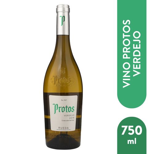 Vino blanco Protos verdejo criado sobre lias finas - 750 ml