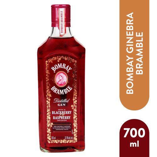 Ginebra Bombay bramble con infusión de mora y frambuesa  - 700 ml