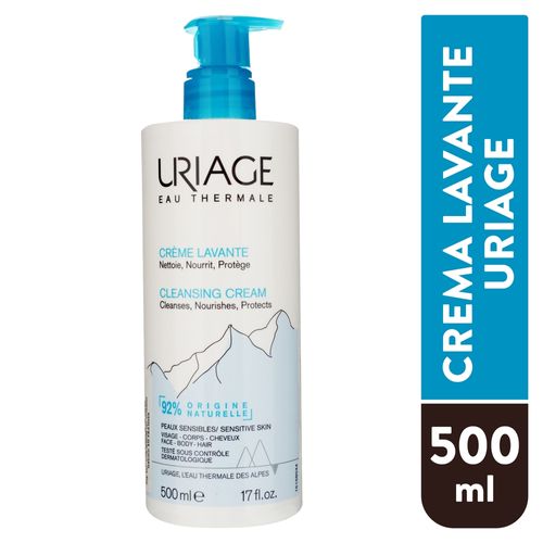 Crema Uriage de limpieza piel sensible -  500 ml