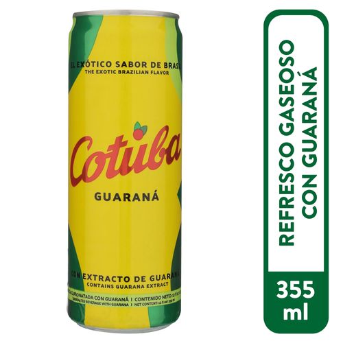 Refresco gaseoso Cotuba regular lata - 355 ml