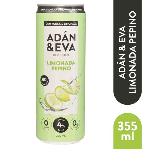 Bebida Adán & Eva Pepino Lata- 355ml