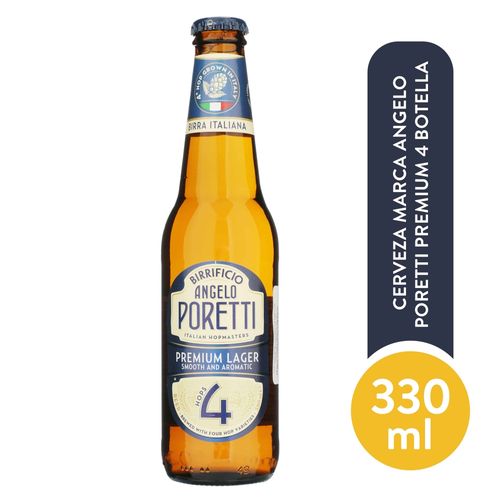 Cerveza Angelo Poretti premium botella - 330 ml