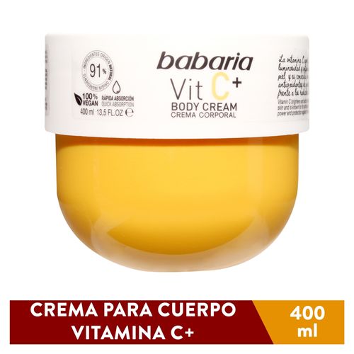 Crema corporal Babaria con vitamina c - 500 ml