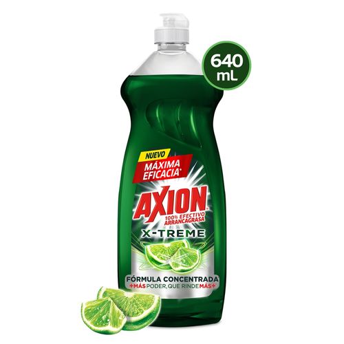 Lavaplatos Líquido Axion X-treme - 640ml